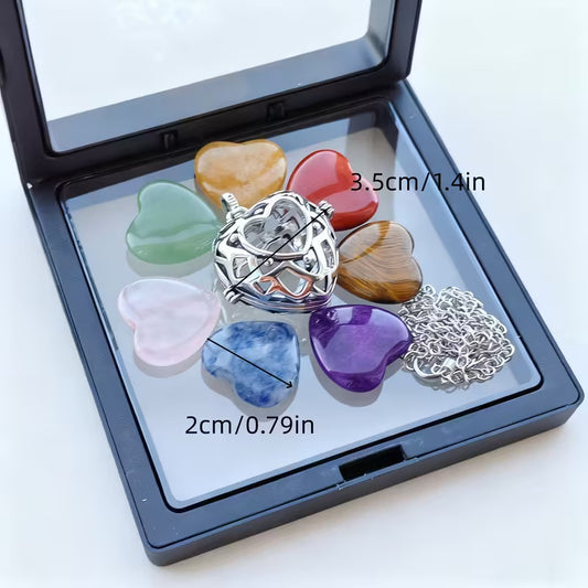 COLLAR CORAZÓN ELEMENTAL - EDICIÓN PIEDRAS SAGRADAS